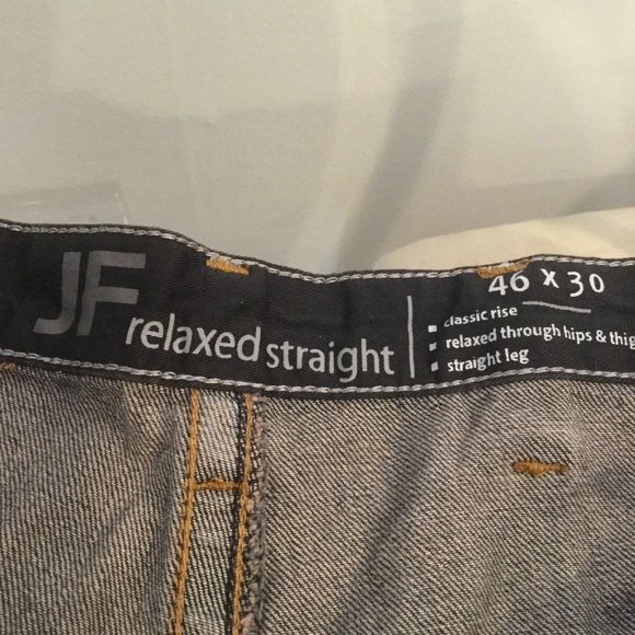 NWOT Mens J. Ferrar Blue Jeans Size 46X30 Relaxed Straight Leg New Without Tags - Picture 4 of 6